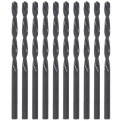 Evotools  678027 - Set burghie metal, HSS, 5  mm, tija cilindrica, 10  bucati