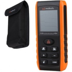 Evotools  679092 - Telemetru laser, 80 m, +/-2 mm/m, 99 valori memorate