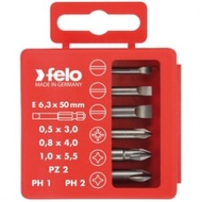 Felo  030 - Set capete de insurubare, mixt, 6 bucati