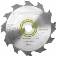 Festool  160x2.2x20 PW12 - Set panze fierastrau circular, lemn, 160x20x2.2 mm, 12 dinti, 2 bucati