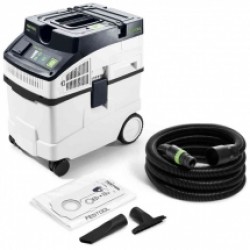 Festool  CLEANTEC CT 25 E - Aspirator umed-uscat, 1200 W, 240 mbar, 25 l