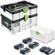 Festool  CLEANTEC CTLC SYS HPC 4,0 I-Plus - Aspirator  cu 4 acumulatori, Li-Ion, 18 V, 4 Ah, 180 mbar