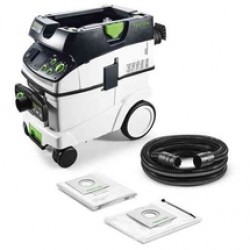 Festool  CLEANTEC CTM 36 E AC-LHS - Aspirator umed-uscat, 1200 W, 240 mbar, 36 l, priza scule electrice