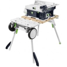Festool  CSC SYS 50 EBI-Basic-Set - Fierastrau circular de masa fara acumulatori si incarcator, Li-Ion, 18 V, - Ah, 168x20 mm