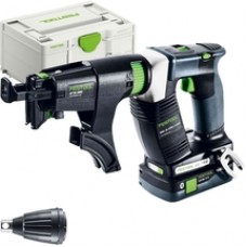 Festool  DURADRIVE DWC 18-4500 HPC 4.0 I-Plus - Masina de insurubat cu 2 acumulatori, Li-Ion, 18 V, 4 Ah, 14 Nm, motor fara perii, turatie reglabila, valiza speciala, accesorii