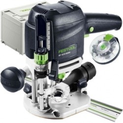 Festool  OF 1010 REBQ-Set+Box - Masina de frezat, 1010 W, 6, 8 mm, valiza speciala, accesorii