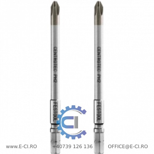 Embouts TX 15-100 CE/2 Festool - Lot De 2 Pointes Torx 15mm Longueur 100mm