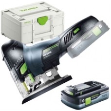 Festool  PSC 420 EB-Basic + BP 18 Li 4.0 HPC-ASI - Fierastrau pendular, valiza speciala + Acumulator, Li-Ion, 18 V, 4 Ah