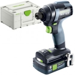 Festool  TID 18 - Masina de insurubat cu impact cu 1 acumulator, Li-Ion, 18 V, 4 Ah, 180 Nm, M8, valiza speciala