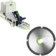 Festool  TS 55 FEBQ-Plus-FS - Fierastrau circular, 1200 W, 160x20 mm, valiza speciala + Festool - DIA 160x1,8x20 F4 - Panza fierastrau circular, fibrociment, 160x20x1.8 mm, 4 dinti