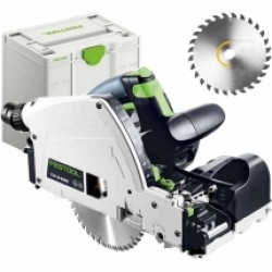 Festool  TSV 60 KEBQ-Plus Master Edition - Fierastrau circular, 1500 W, 168x20 mm, valiza speciala + Panza fierastrau circular, lemn, 168x20x1.8 mm, 28 dinti