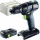Festool  TXS 18-Basic-3,0 - Masina de gaurit si insurubat cu 1 acumulator, Li-Ion, 18 V, 3 Ah, 40 Nm, valiza speciala