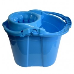 
                                        Galeata din plastic cu storcator Misavan, albastra, 14L                                    
