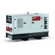 Generator de curent insonorizat stationar Genmac, Gama Infinity, model G10PS, trifazic 400 V, putere10 kVA, motor Perkins 12 cp, diesel.