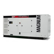 Generator de curent insonorizat stationar - industrial Genmac, Gama Magnum, model G600IS, trifazic 400 V, putere 661 kVA, motor Fpt-Iveco 764 cp, diesel.