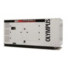 Generator de curent insonorizat stationar - industrial Genmac, Gama Olympus, model G400IS, trifazic 400 V, putere 440 kVA, motor Fpt-Iveco 519 cp, diesel.