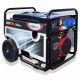 Generator de curent profesional SEMI-SILENTIOS monofazic 230V Genmac, CombiPro, model RG5000HEC-M, putere 4,6 / 4 kW, motor Honda, benzina.