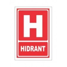 Hidrant, semn din plastic, 20x30cm