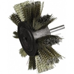 HiKOKI  751325 - Perie disc, 100x0.3  mm, fir ondulat, tija cilindrica 6 mm