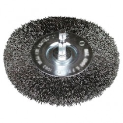 HiKOKI  751327 - Perie disc, 50x0.2  mm, fir ondulat, tija cilindrica 6 mm