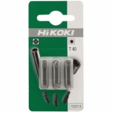 HiKOKI  752313 - Set capete de insurubare, profil TX40, 3 bucati