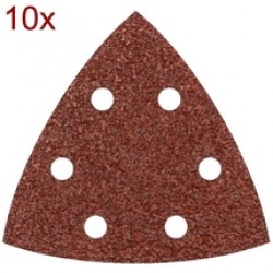 HiKOKI  753407 - Set 10 foi abrazive delta, 94x94x94 mm, granulatie 180, 6 gauri