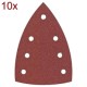 HiKOKI  753424 - Set 10 foi abrazive delta, 100x150x150 mm, granulatie 100, 7 gauri