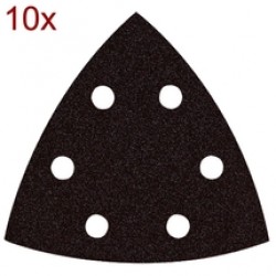 HiKOKI  753435 - Set 10 foi abrazive delta, 94x94x94 mm, granulatie 240, 6 gauri