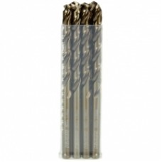 HiKOKI  780587 - Set burghie metal, HSS-CO, 4  mm, tija cilindrica, 10  bucati