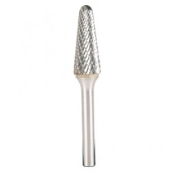 HiKOKI  780779 - Freza cu carburi metalice,  8x25.4x70 mm, tija 6 mm, forma L (conica dreapta cu cap rotunjit), tais dublu