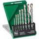 HiKOKI  780899 - Set burghie de zidarie, 3-10  mm, tija cilindrica, 8 bucati