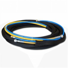 HP furtun dublu material DN3, max. 270 bar, aer DN6, M16x1.5, 7.5 m