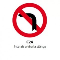 Interzis a vira la stânga, Indicator rutier