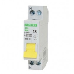 Intrerupator automat modular Comtec BRL 16814, 1P+N, 16A, curba B