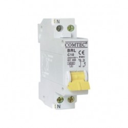 Intrerupator automat modular Comtec BRL 16834, 1P+N, 10A, curba C