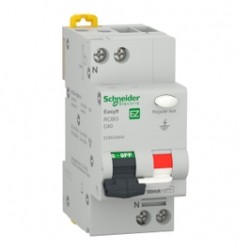Intrerupator automat modular diferential Schneider Electric EZ9D32640, 4.5kA, 1P+N, 40A, 30mA, curba C