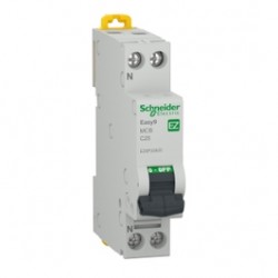 Intrerupator automat modular Schneider Electric EZ9P32625, 4.5kA, 1P+N, 25A, curba C