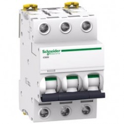 Intrerupator automat modular Schneider Electric iC60N A9F75310, 3P, 10A, curba D