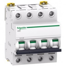 Intrerupator automat modular Schneider Electric iC60N A9F75416, 4P, 16A, curba D