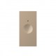 Intrerupator cap scara / cap cruce Livolo, incastrat, modular - 1, auriu