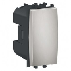 Intrerupator cap scara Schneider Electric Easy Styl LMR0104004, incastrat, modular - 1, argintiu