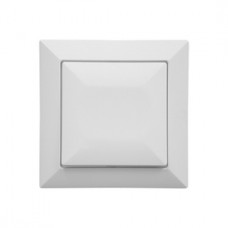 Intrerupator cap scara simplu Abex Perla WP-5 P, incastrat, alb