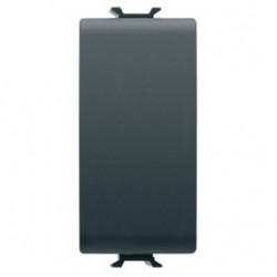 Intrerupator cap scara simplu Gewiss Chorus GW12051, incastrat, modular - 1, 16A, negru