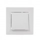 Intrerupator cap scara simplu Schneider Electric Asfora EPH0400121, incastrat, rama inclusa, alb