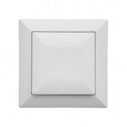 Intrerupator simplu Abex Perla WP-1P, incastrat, alb