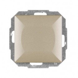 Intrerupator simplu Abex Perla WP-1P SA, incastrat, satin