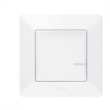 Intrerupator smart / inteligent Netatmo 752184, cu variator intensitate, Wi-Fi, IP40, 300 W, Zigbee, alb
