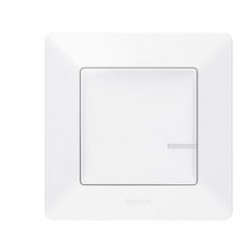 Intrerupator smart / inteligent Netatmo 752184, cu variator intensitate, Wi-Fi, IP40, 300 W, Zigbee, alb