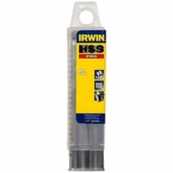 Irwin  10502320 - Set burghie metal, HSS, 8.9  mm, tija cilindrica, 5  bucati