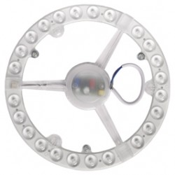 
                                        Kit modul LED Lohuis, rotund, 18W, 1800lm + driver 19.4 cm, lumina rece 6500K                                    